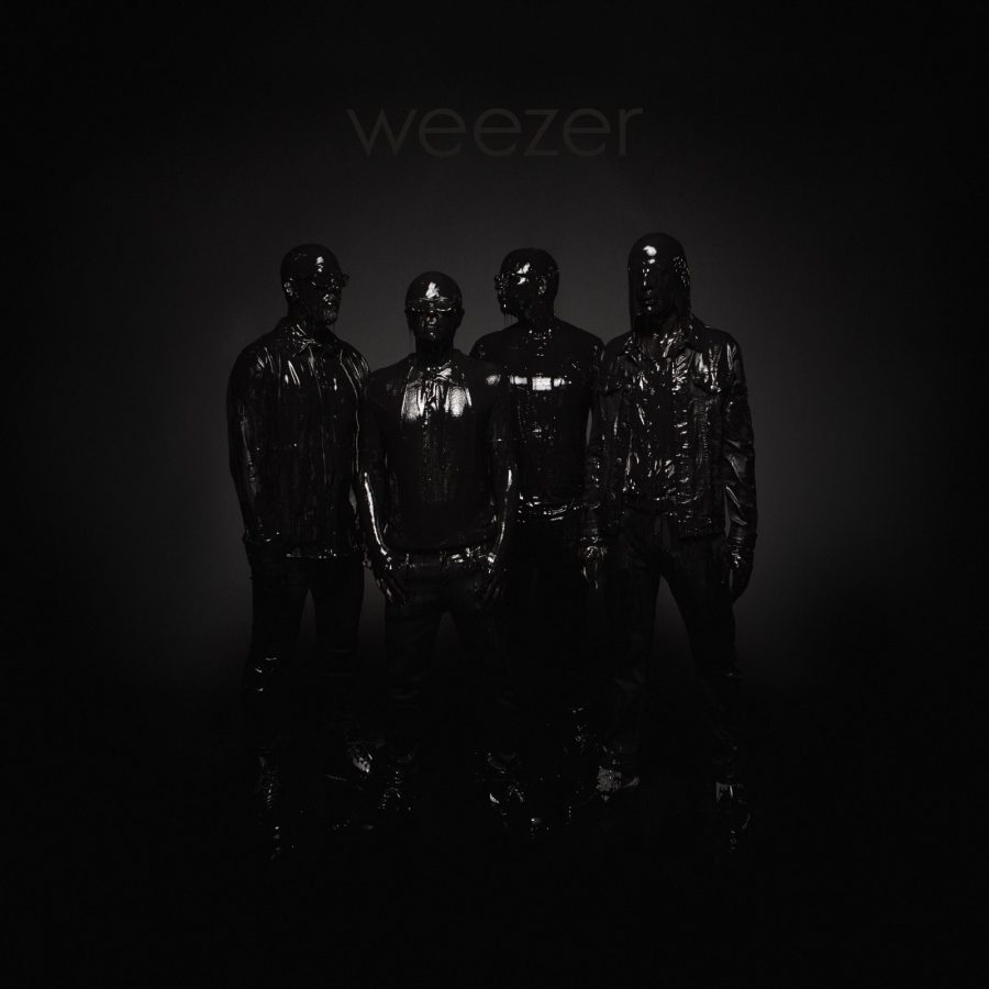 Weezer's Black Album Cover. (via Facebook) 