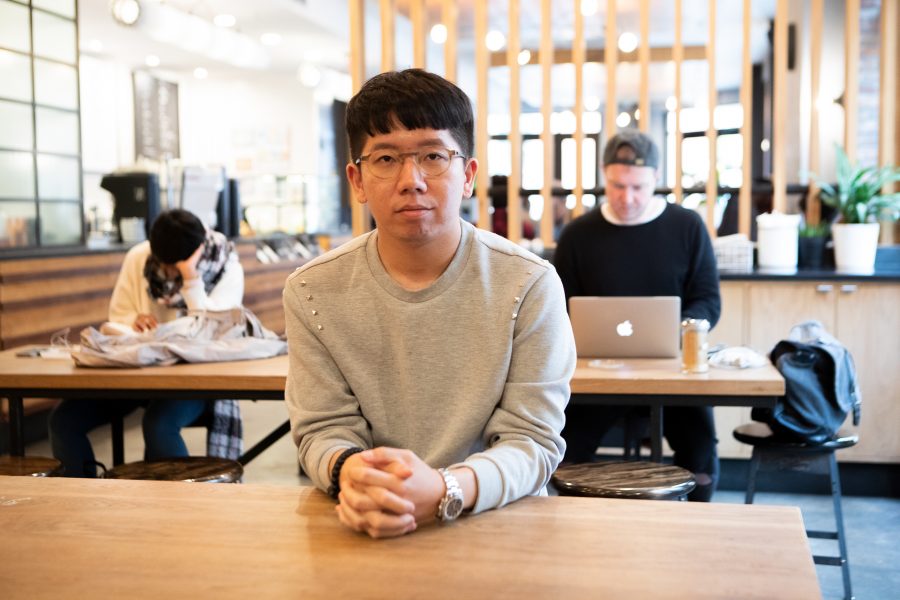 Student cinematographer, Jason S Lee is a junior at Tisch. (Staff Photo by Alina Patrick)