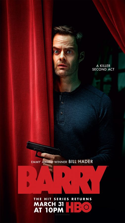 A poster for "Barry," a new HBO comedy series that follows a low-level hit man turned actor. (via facebook.com)