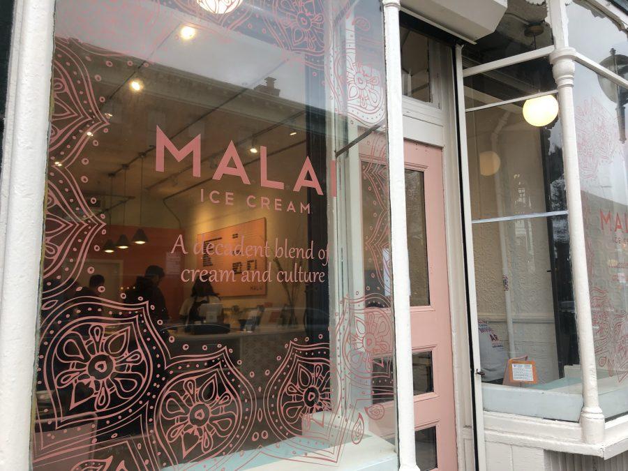 A newly opened location of Malai Ice Cream, where a Stern alumna has launched her global fusion ice cream brand. (Photo by Bella Mae Gil)
