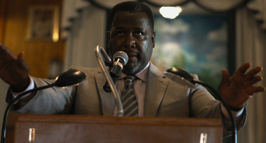 Wendell Pierce as a preacher Burning Cane (via Susan Norget Film Promotion)