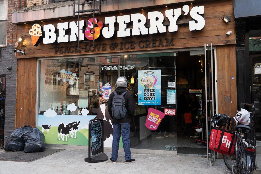 Ben and Jerrys Free Cone Day will be on Tuesday, April 9. (Staff Photo by Alina Patrick)
