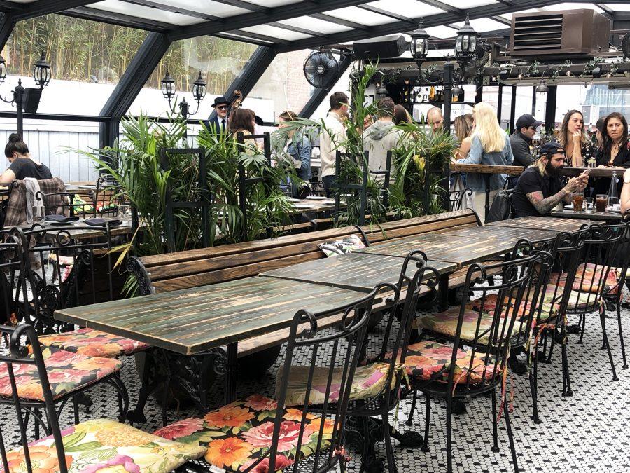 Hotel Chantelle, located in the Lower East Side, is a three-floor restaurant. The Parisian-garden style rooftop is a fun place to enjoy a French menu. (Staff Photo by Jorene He)