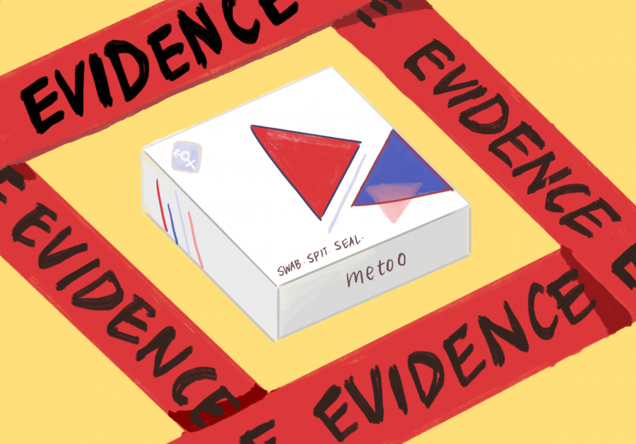 The DIY rape kit located at 370 Jay Street isnt admissable in court and has been accused of profiting off the #MeToo movement. (Staff illustration by Marva Shi)