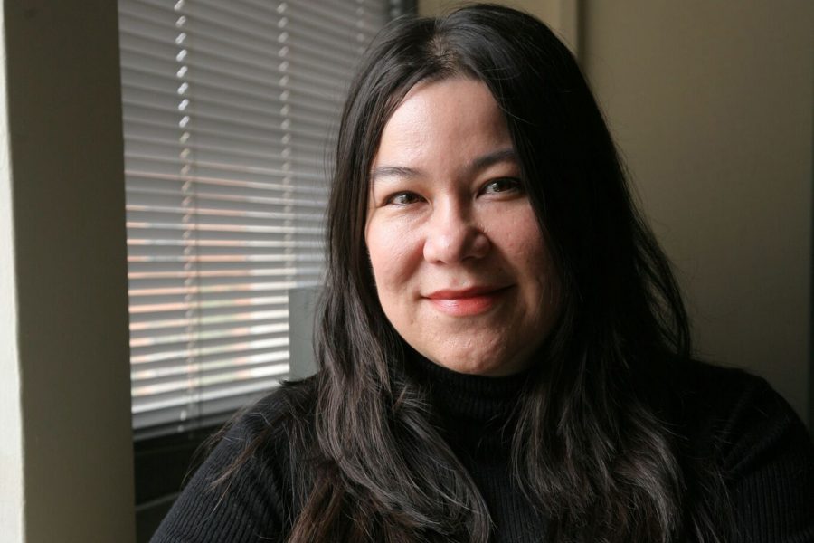 Poet Brenda Shaughnessy read to students at Lillian Vernon Creative Writers House on Sept. 13. (via Copper Canyon Press)