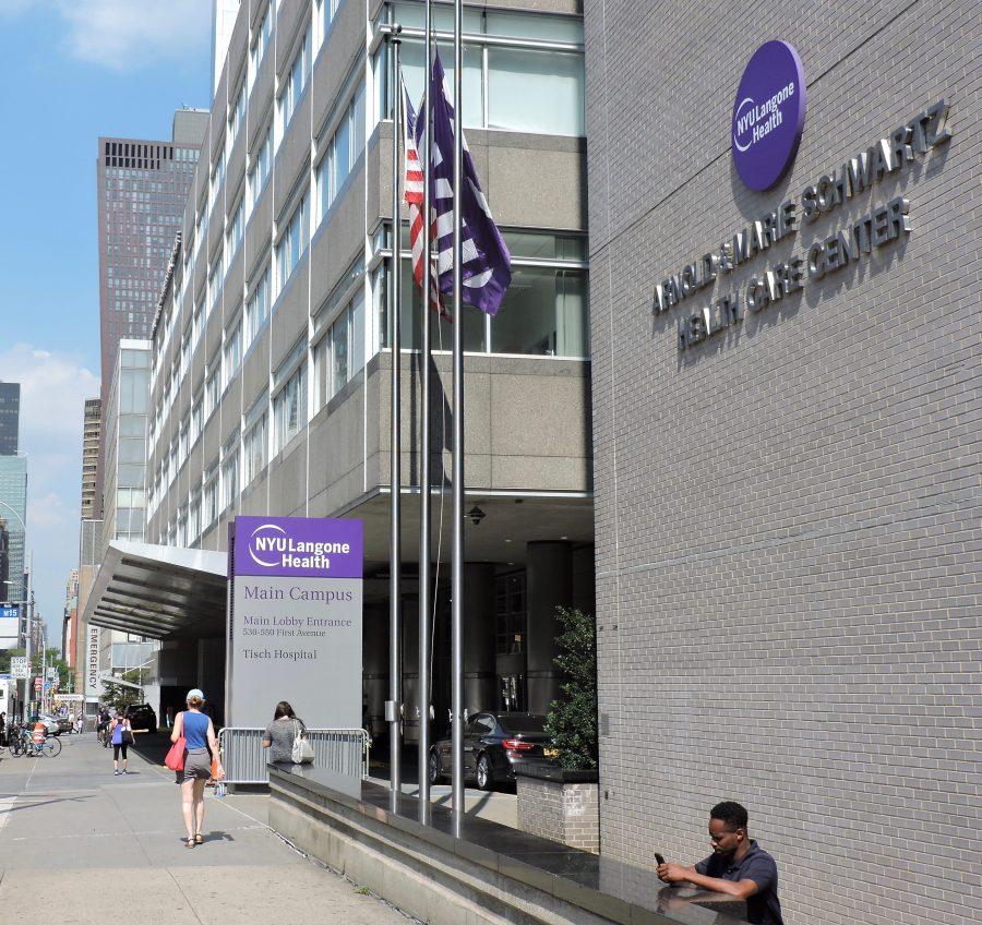 NYU Langone main campus. A Langone doctor accused of soliciting sex from a minor got fired. (Staff Photo by Nina Schifano)