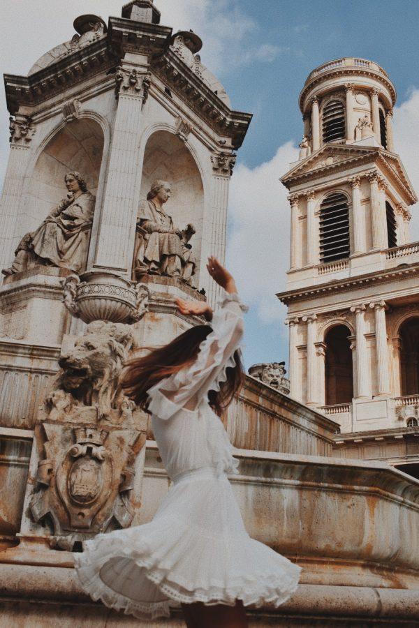 Ella Haines in a Dance at Saint-Sulpice.