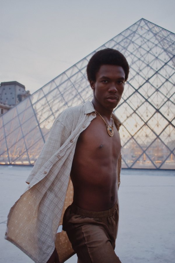 Ellington as a Louvre Sculpture.