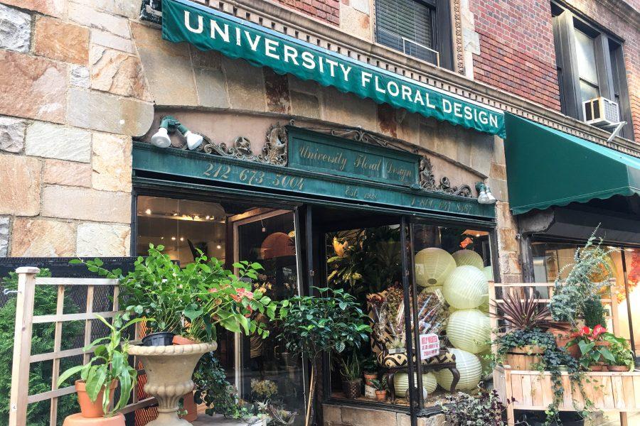 University Floral Design, at 51 University Place, sells both elaborate bouquets and easy-to-maintain household plants. (Photo by Cloris Yang)