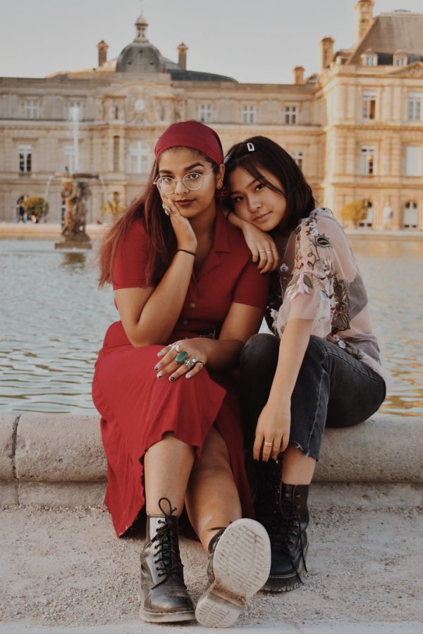 Sarika Doppalapudi and Anni Lu Together at Luxembourg.