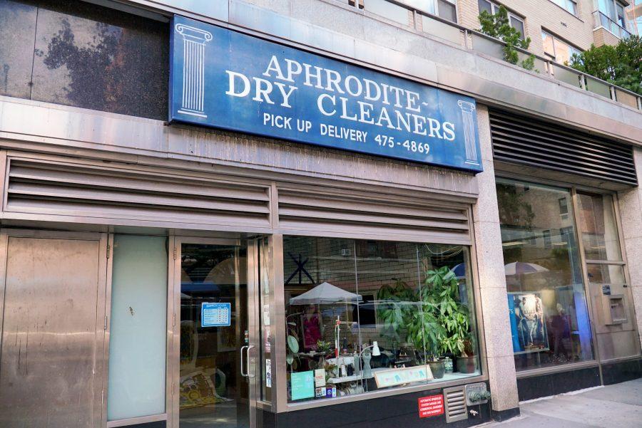 Aphrodite Dry Cleaners is often frequented by NYU students due to its proximity to Washington Square Park. (Staff Photo by Min Ji Kim)