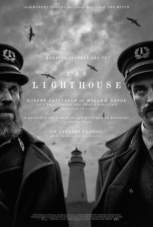 The Lighthouse, a thriller movie directed by Robert Eggers, released on October 18, 2019. (Via Facebook)