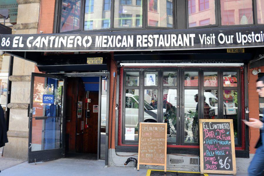 El Cantinero is a Mexican restaurant located along University Pl between 11th and 12th Street. (Photo by Talia Barton)