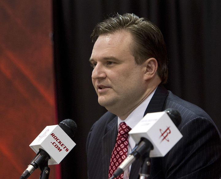 Houston general manager Daryl Morey’s tweet in support of Hong Kong sparked outrage from Chinese fans. (Via Getty)