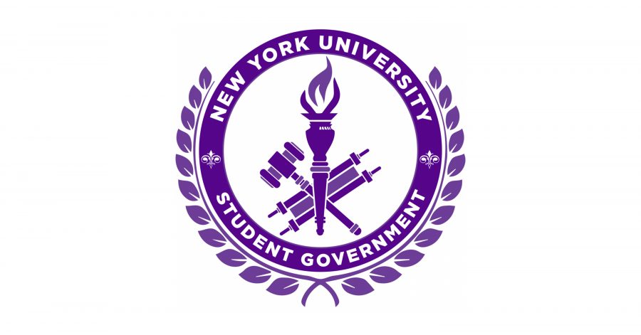 The logo of NYU's Student Government. (Courtesy of NYU Student Government)