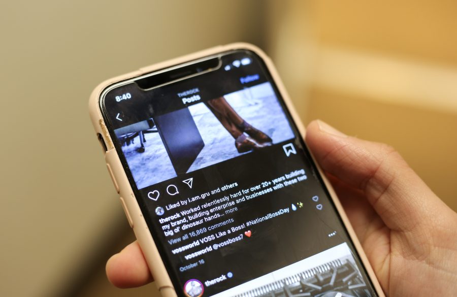 Instagram is planning to remove the likes feature, preventing influencers from seeing how many likes their photos and videos receive. (Staff Photo by Julia McNeill)