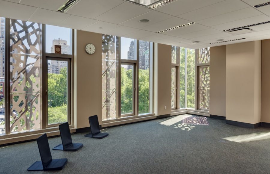 Muslim students usually use the prayer rooms on the fourth floor of GCASL during the month of Ramadan. (Via ICNYU)