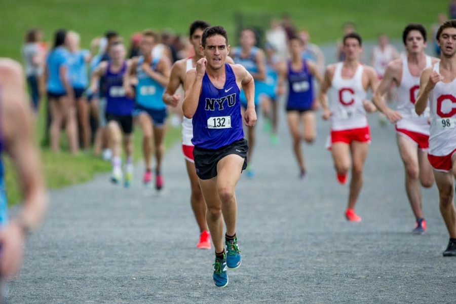 Dillan Spector is a CAS junior on NYU's cross country team. (Via Twitter)