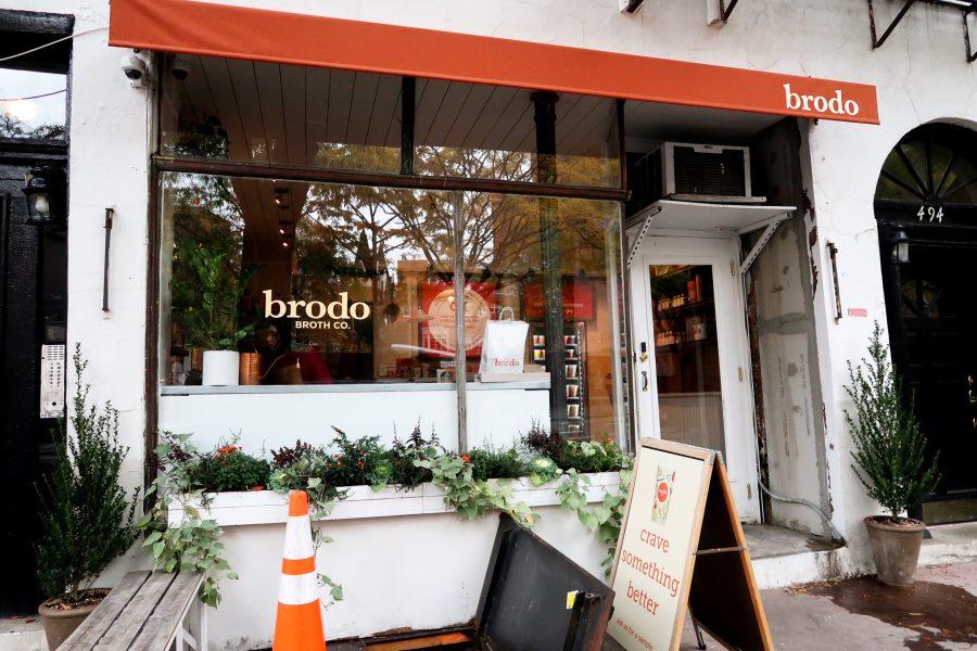 Brodo advertises itself as a frozen-fresh bone broth company that provides scheduled delivery. (Staff Photo by Chelsea Li)