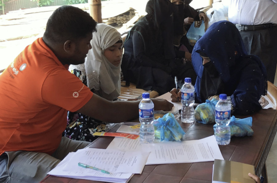 Steinhardt professor Raul Lejano works in environmental education for those displaced by the Rohingya refugee crisis. (Via NYU)