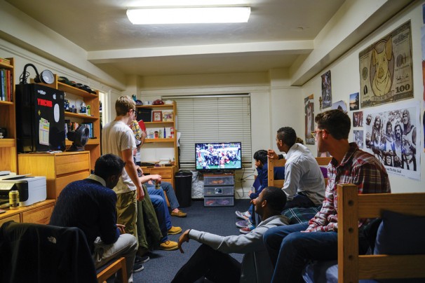 Throw the best Super Bowl party at one of the most unathletic school in the country. (Photo by Chris Klemens)