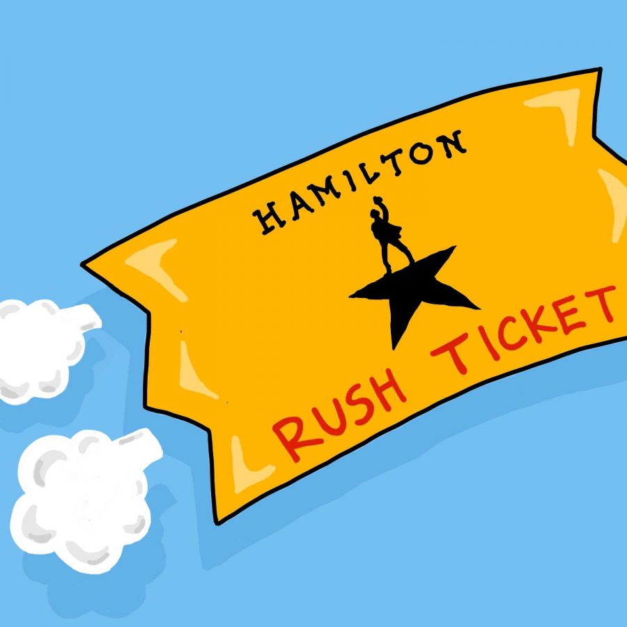 Be on the lookout for rush ticket and take advantage of New York City's art scene. (Illustration by Min Ji Kim)