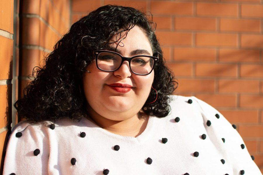 Liberal Studies sophomore Victoria Abraham runs an Instagram page called @fat_fab_feminist. She aims to encourage the acceptance of all body types. (Staff Photo by Jake Capriotti)