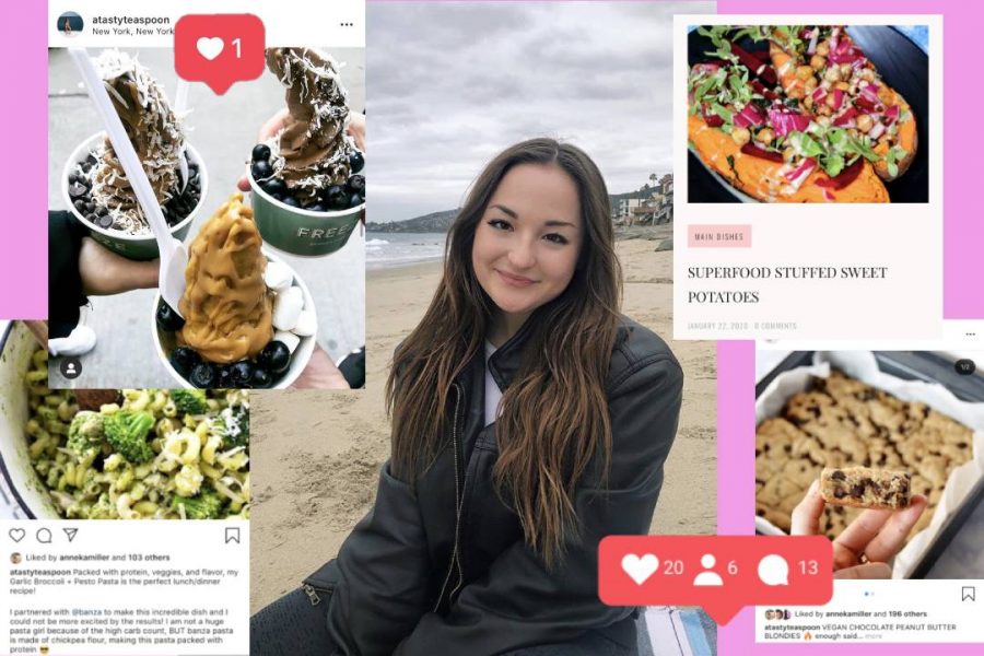 Steinhardt sophomore Anneka Miller runs an Instagram account for her company, Tasty Teaspoon. She strives to promote a healthy, happy lifestyle through nutritious recipes.
 (Staff Illustration by Chelsea Li)