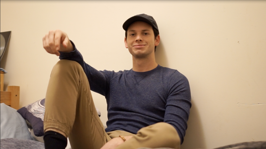 Tisch senior Max Ferguson couch surfed over the summer while interning with a renowned filmmaker. (Photo by Claire Feng)