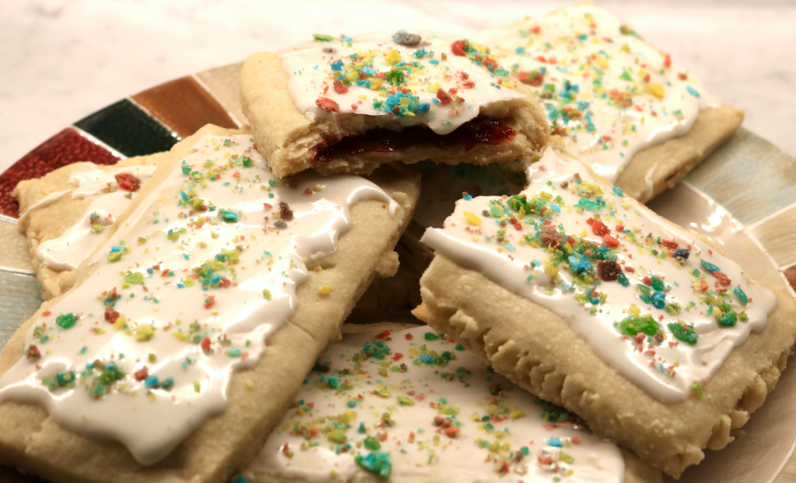 These gourmet Pop-Tarts are made from Bon Appetit's recipe featured in the YouTube series "Gourmet Makes." If you have six hours to spare, they will be a delicious treat for your efforts. (Photo by Mia Karle)