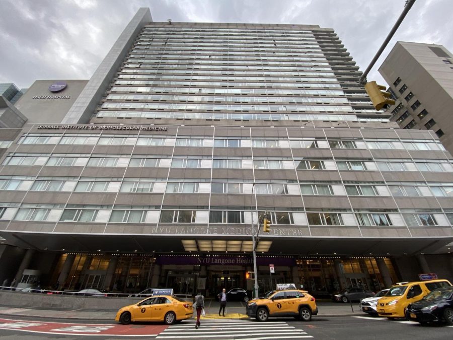 NYU Langone has centers all along the East River, including the Tisch Hospital at the Medical Center. NYU Langone is currently treating a few patients who have tested positive for COVID-19. (Staff Photo by Leo Sheingate)
