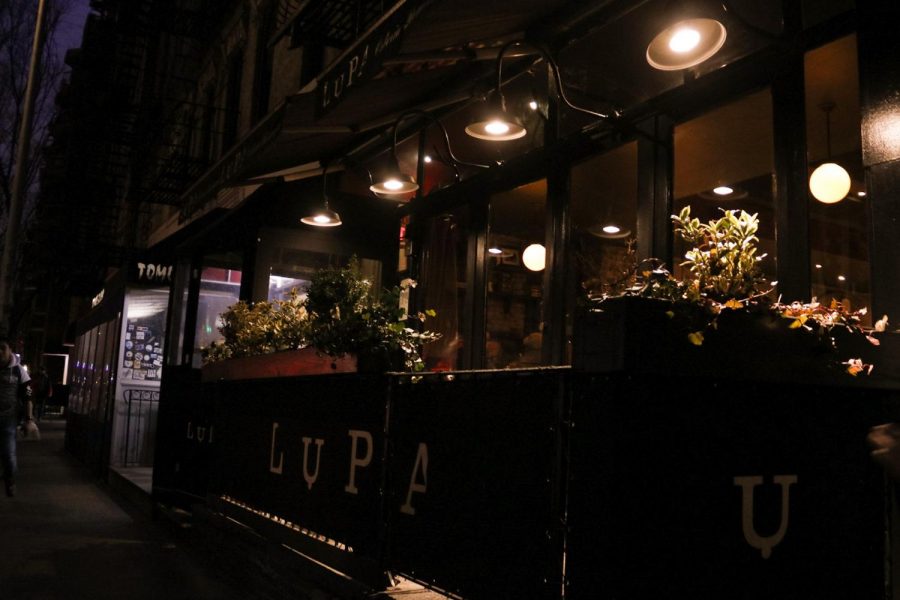 Lupa is a small Italian eatery on 170 Thompson St. Providing cheese-laden food with plenty of vegan-friendly options, this restaurant can help you find alternatives that actually taste good. (Staff photo by Alex Tran)