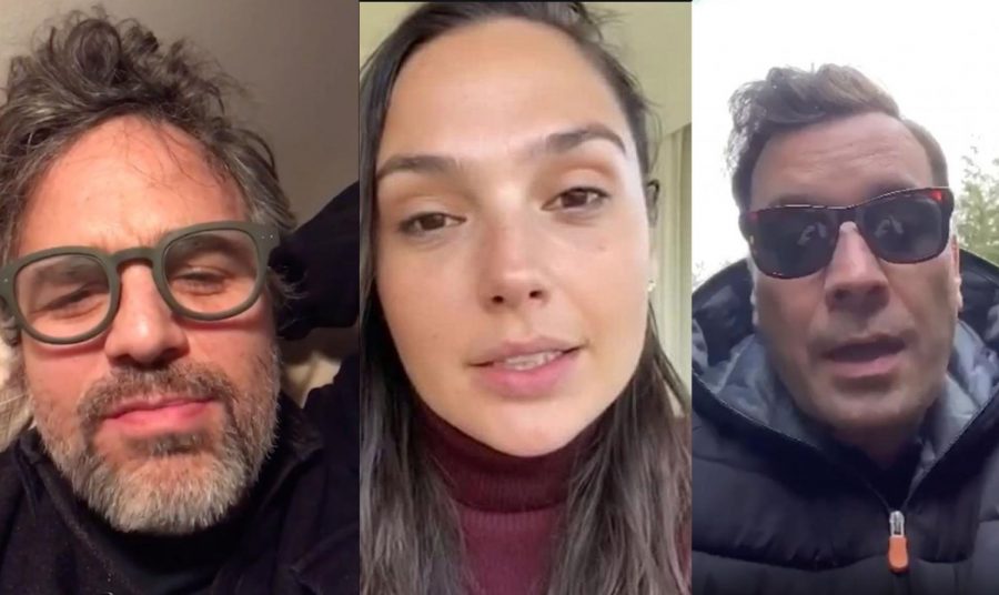 A multitude of celebrities collaborated on an Instagram video singing John Lennon’s “Imagine,” coordinated by actress Gal Gadot. It is time to examine the actions and roles of these influential figures during a crisis that calls for change. (Images via Instagram @gal_gadot)