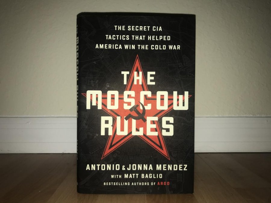 The Moscow Rules is a 2019 novel about the Cold War written by Antonio and Jonna Mendez, two of the most decorated CIA officers. Through their command of language and compelling narratives, Jonna and Tony Mendez capture the innovation of CIA operations that occurred at the core of America’s adversary. (Staff Photo by Nicole Chiarella)