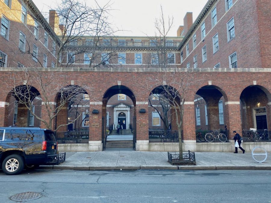 The Vanderbilt Hall on Washington Square S hosts the NYU Law School. NYU’s School of Law has switched to a pass/fail grading system. (Photo by Nina Schifano)