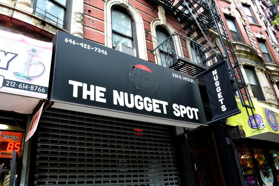 The+Nugget+Spot%2C+previously+located+at+230+E+14th+street%2C+announced+they+were+officially+closing+their+doors+for+good.+The+restaurant+will+be+remembered+for+its+Sriracha+Nugs+and+its+reliability+to+keep+patrons+coming+back.+%28Staff+Photo+by+Manasa+Gudavalli%29