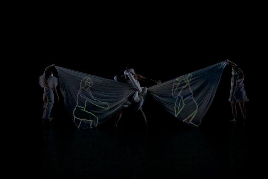 Seven NYU artists collaborated and choreographed six distinct pieces in the two-hour event, Tisch Dance Works IV: Dance & Technology Concert. While managing COVID-19 restrictions, these students merged the artistry of dance and technology to create this performance. (Photo by Owen Mosher Burnham)