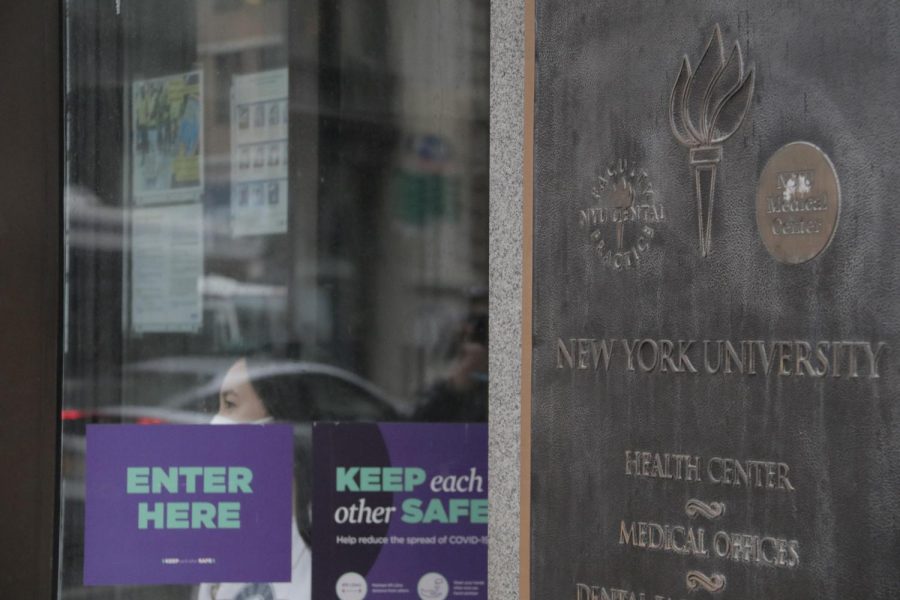 NYUs Student Health Center, located on 726 Broadway, has removed the 10-session limit on counseling sessions this semester. Students are now allowed to make appointments for free counseling services at the NYU Wellness Exchange based on clinical needs. (Photo by George Papazov)
