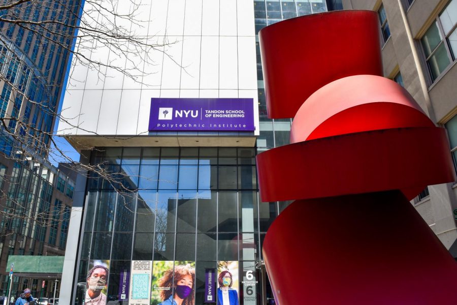 NYU Tandon School of Engineerings undergraduate Teaching Assistants have gone on strike. The TAs responsible for course EG 1003 are demanding better working conditions. (Photo by Ryan Kawahara)