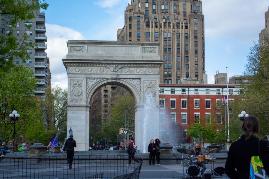 For the 2020-2021 school year, NYU reopened its Washington Square campus with a combination of hybrid, in-person, and fully remote classes. This nontraditional experience has given NYU first-year students some unique college memories. (Staff Photo by Manasa Gudavalli)