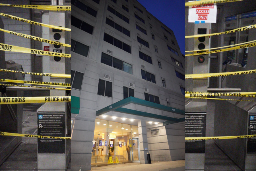 The Broome Street residence hall at 400 Broome in SoHo. A Public Safety officer stabbed another Public Safety officer in the hall early Saturday morning. (Staff Photos by Roshni Raj)