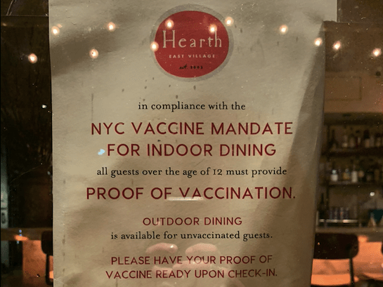 How venues and restaurants across NYC are enforcing the vax pass
