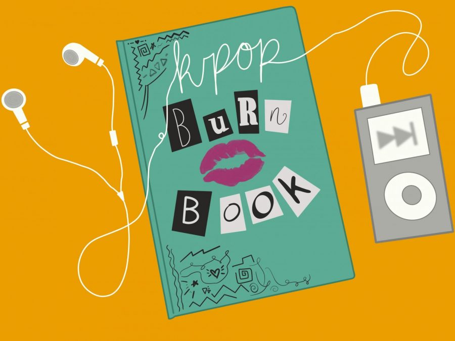 Welcome to Alex and Joey's K-pop burn book. Feel free to disagree but we stand by our opinions. (Staff Illustration by Manasa Gudavalli)