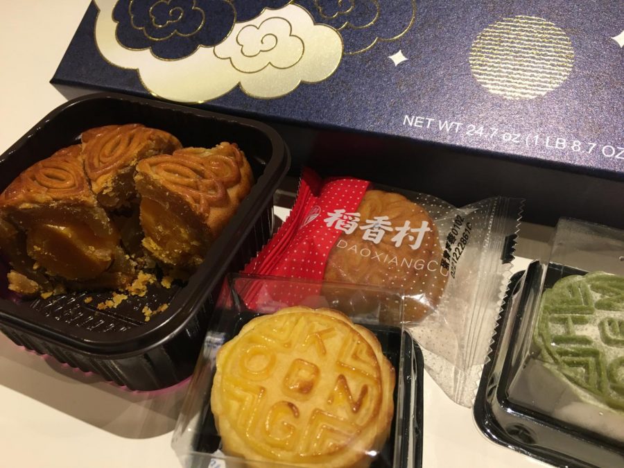 Mooncakes are a dessert that are eaten in some countries to celebrate the Mid-Autumn festival. The festival, which begins tomorrow, is an important holiday in Asian cultures that honors unity and family. (Staff Photo by Alexandra Chan)