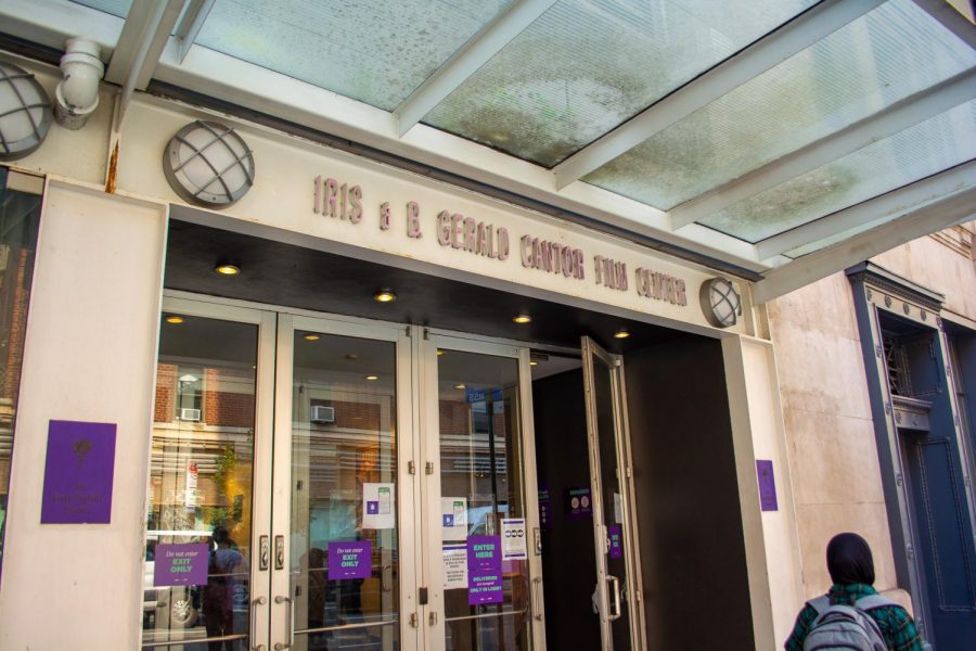 The Iris & B. Gerald Cantor Film Center is located at 36 E 8th St. (Staff Photo by Manasa Gudavalli)