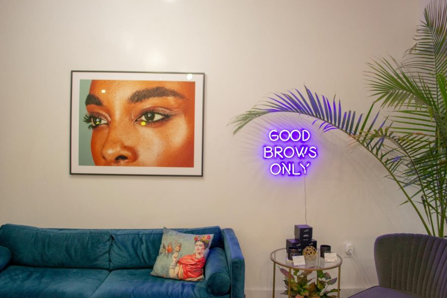 Joey Healy Eyebrow Studio is an eyebrow bar located at 51 University Pl. (Photo by Camille Harvell)