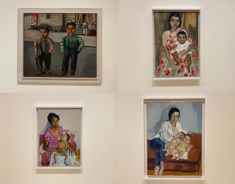 Artist Alice Neel chose unconventional subjects for her paintings. A collection of her works is currently on display at the Guggenheim in Bilbao. (Photo by Elizabeth Crawford)
