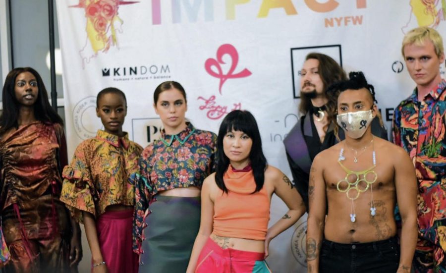 IMPACT, a nonprofit founded by Brooklyn-based designer Lizzy Gee, focuses on sustainable fashion. At New York Fashion Week, IMPACT gave a platform to designers and brands that create sustainably. (Photo by Camila Ceballos)
