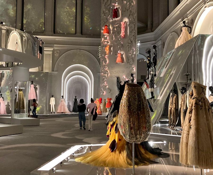 The Brooklyn Museum’s newest exhibit “Christian Dior: Designer of Dreams,” opened on Sept. 10. The current collections preserve the essence of Dior by balancing history with modernity. (Photo by Vivian Stockley)