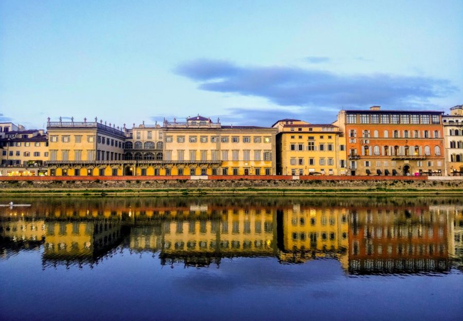 The Arno river cuts through the city of Florence, the site of NYU’s campus in Italy. NYU’s limits on off-campus student housing options diminish financial accessibility at abroad locations — and impede students from fully experiencing their global study experience. (Staff Photo by Arnav Binaykia)